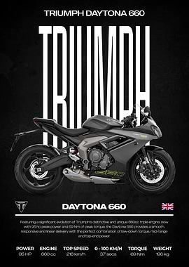 Triumph Daytona 660 Motorcycle