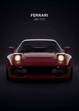 Ferrari 288 GTO Front View