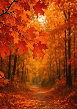Autumn Forest Path