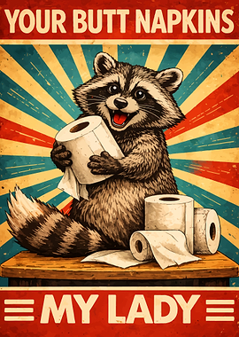 YOUR BUTT NAPKINS MY LADY