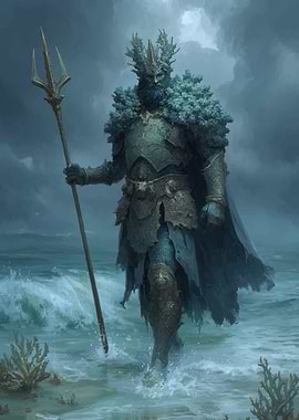 Sea God with Trident