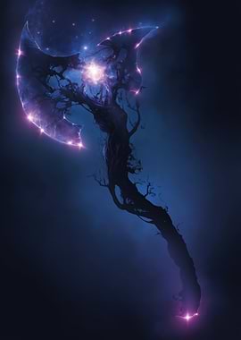 Cosmic Tree Axe