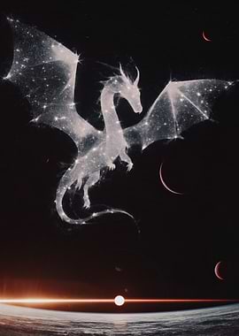 Cosmic Dragon in Space