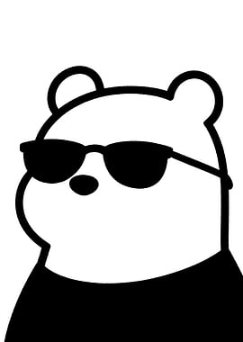 Panda Wearing Sunglasses