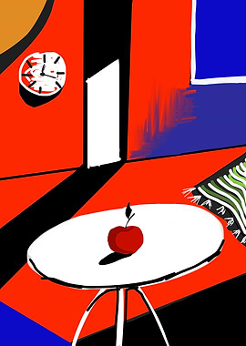 Apple and Clock