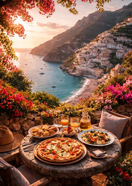 Italian Coastal Dining with Pizza