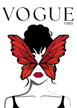 Vogue Paris Butterfly Mask Fashion
