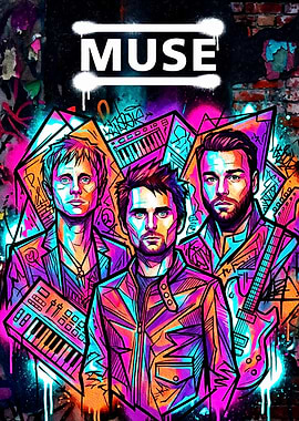 Muse Band Graffiti Art