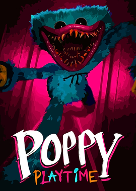 Poppy Playtime Huggy Wuggy Poster
