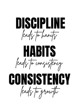 Discipline leads to growth quote