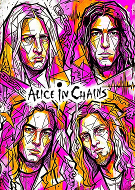Alice in Chains band portrait