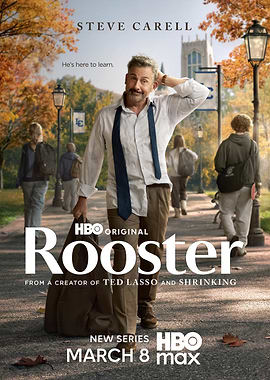 Steve Carell in Rooster HBO Series Poster