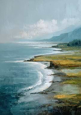 Coastal Landscape Painting