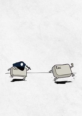 Ctrl chases Esc