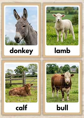 Farm Animals Flashcards