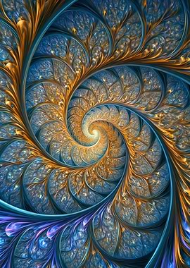 Fractal Spiral Pattern