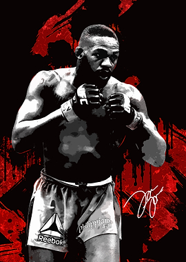 Jon Jones Fighting Pose