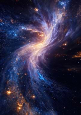 Swirling Cosmic Nebula