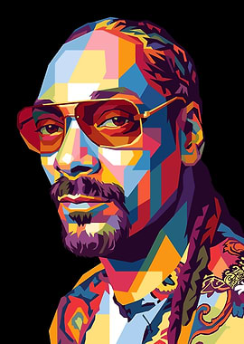Snoop Dogg Pop Art Portrait
