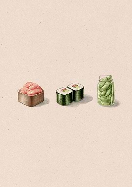Japanese Food Illustration