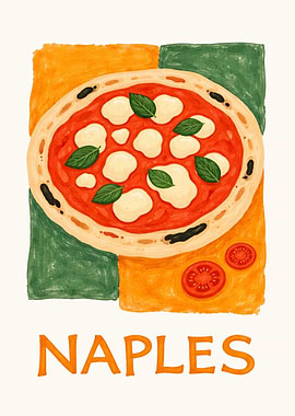 Naples Pizza Wall Art