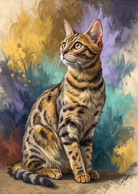 Bengal Cat Portrait