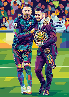 Footballer and UFC Champion