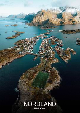 Nordland, Norway Coastal Village
