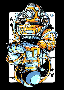 Diver Ace of Spades