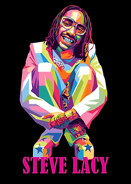 Steve Lacy Pop Art Portrait