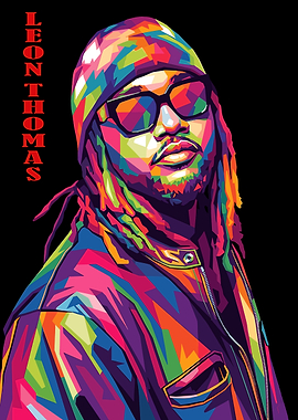 Leon Thomas Pop Art Portrait