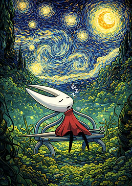 Hornet Sleeping Under Starry Night Sky