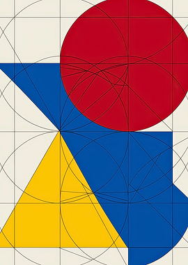 Geometric Shapes with Dynamic Circles