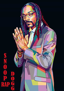 Snoop Dogg Pop Art Portrait