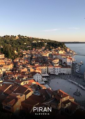 Piran, Slovenia Coastal Townscape