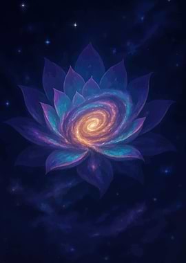 Cosmic Lotus Flower