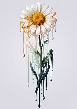 Dripping Daisy Flower