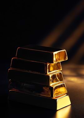 Stack of Gold Bars