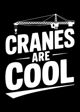 Cranes Are Cool Text Art