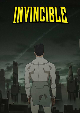 Invincible Character in Ruined Landscape