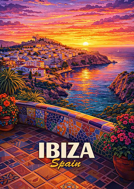 Ibiza Spain Sunset