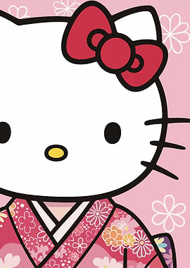 Hello Kitty in a Kimono