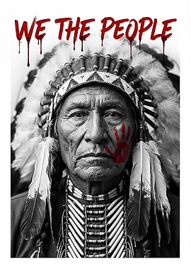 Native American Chief 'We The People'
