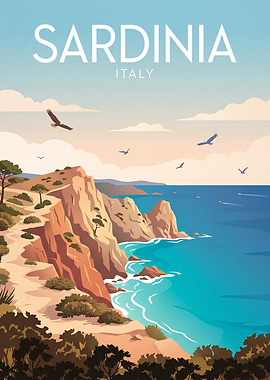 Sardinia Italy Coastal Landscape