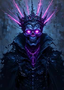Skeleton King with Pink Crown