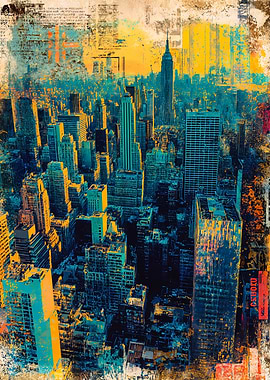 New York City Urban Collage
