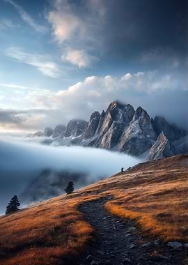 Misty Mountain Trail at Sunrise