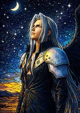 Sephiroth Stained Glass Art