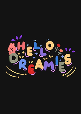 Hello Dreamies Text Art