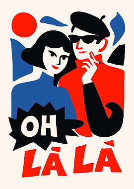 Oh La La Art Poster